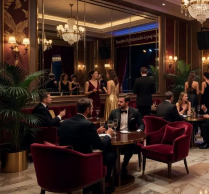 Elegáns, modern budapesti eseményhelyszín belső tere lounge hangulattal